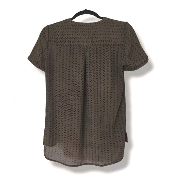 APT. 9 Women's Green Short Sleeve Blouse Top Size Extra Small (XS) - Picture 4 of 8